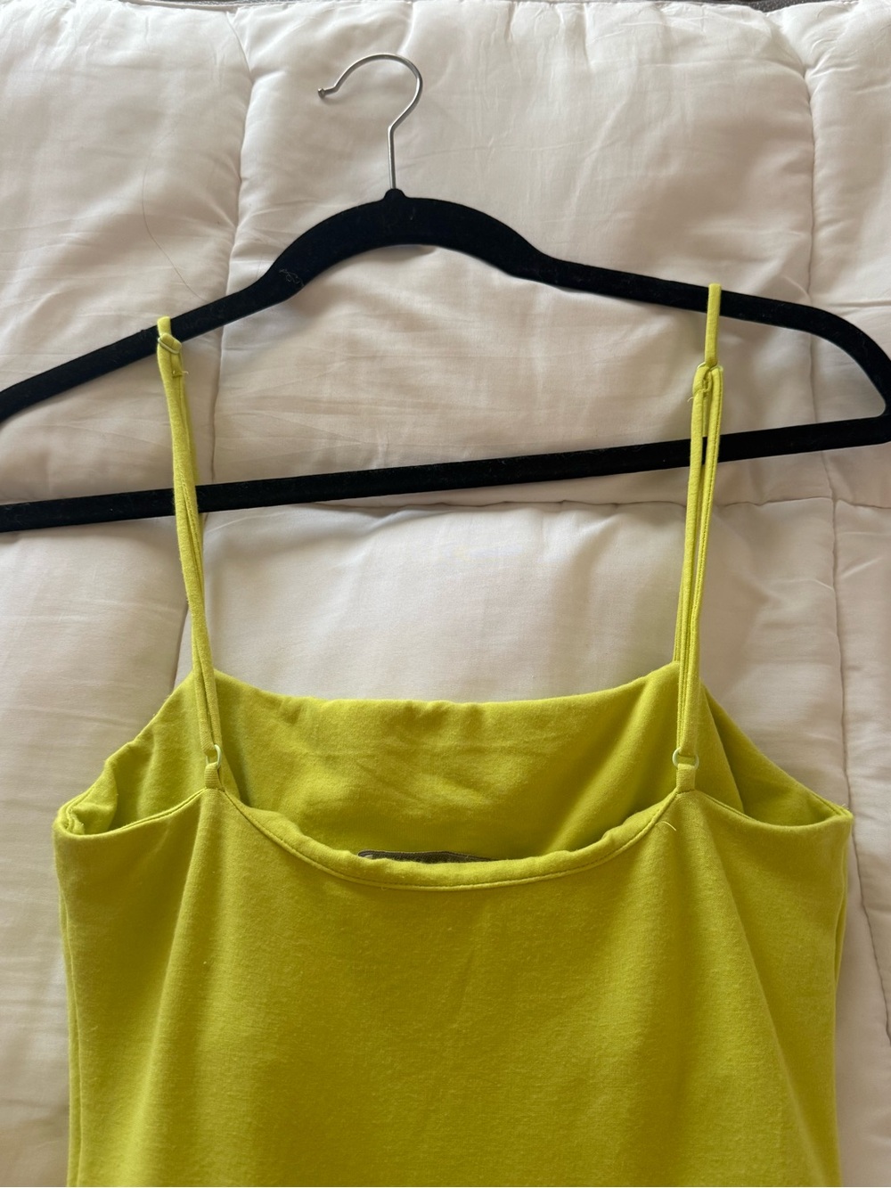 Lovers + Friends Bright Yellow Spaghetti-Strap Midi Dress with Side Slit - Picture 6 of 7